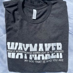 Graphic tee. Waymaker